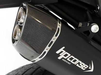 HP CORSE Triumph Tiger 900 / 850 Sport (20/23) Slip-on Exhaust "SP-3 Carbon 350 Ceramic Black" (Euro 5) – Accessories in the 2WheelsHero Motorcycle Aftermarket Accessories and Parts Online Shop