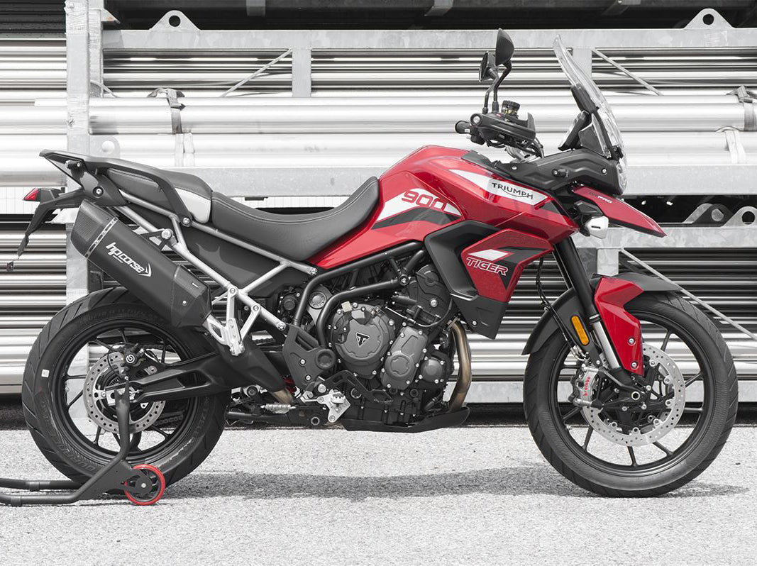 HP CORSE Triumph Tiger 900 / 850 Sport (20/23) Slip-on Exhaust "SP-3 Carbon 350 Ceramic Black" (Euro 5) – Accessories in the 2WheelsHero Motorcycle Aftermarket Accessories and Parts Online Shop