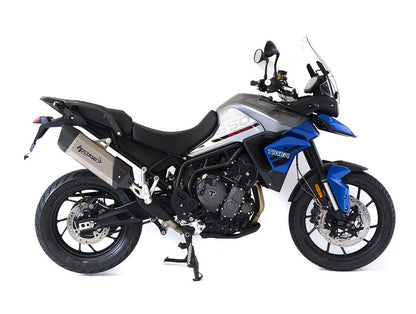 HP CORSE Triumph Tiger 900 / 850 Sport (20/23) Slip-on Exhaust "SP-3 Carbon 350 Inox Satin" (Euro 5) – Accessories in the 2WheelsHero Motorcycle Aftermarket Accessories and Parts Online Shop