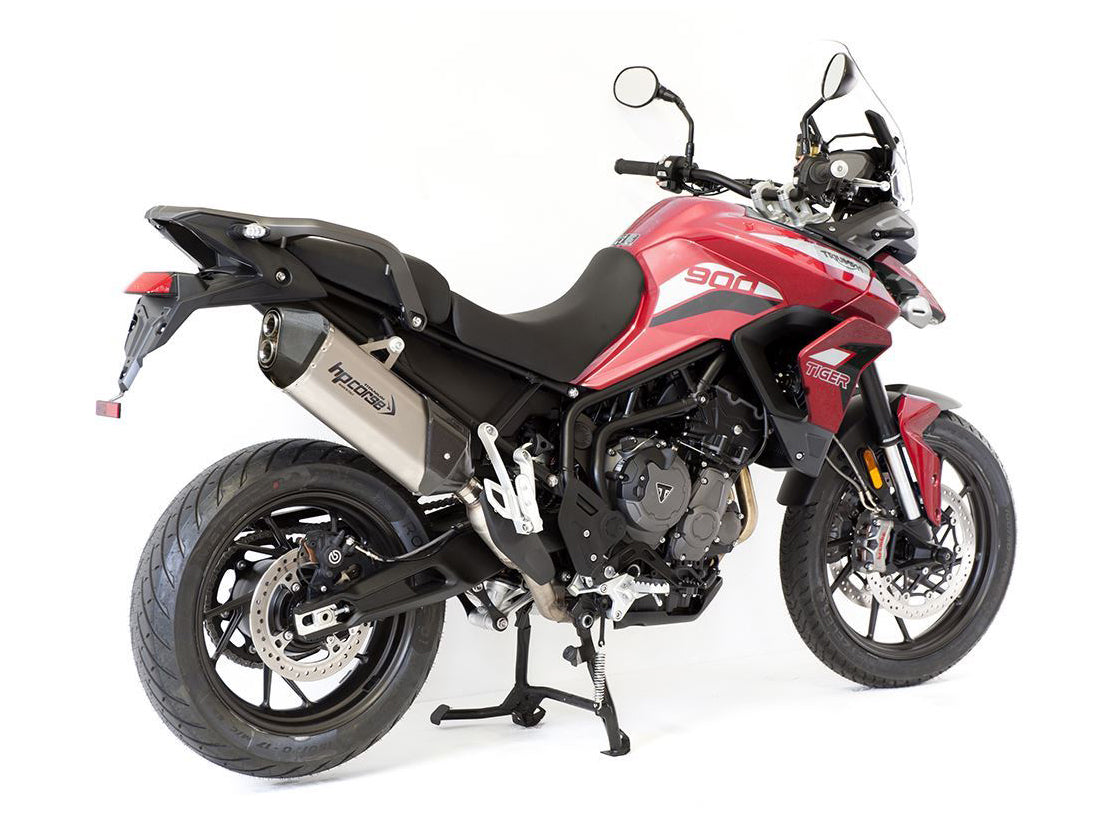 HP CORSE Triumph Tiger 900 / 850 Sport (20/23) Slip-on Exhaust "SPS Carbon 350 Titanium" (Euro 5) – Accessories in the 2WheelsHero Motorcycle Aftermarket Accessories and Parts Online Shop
