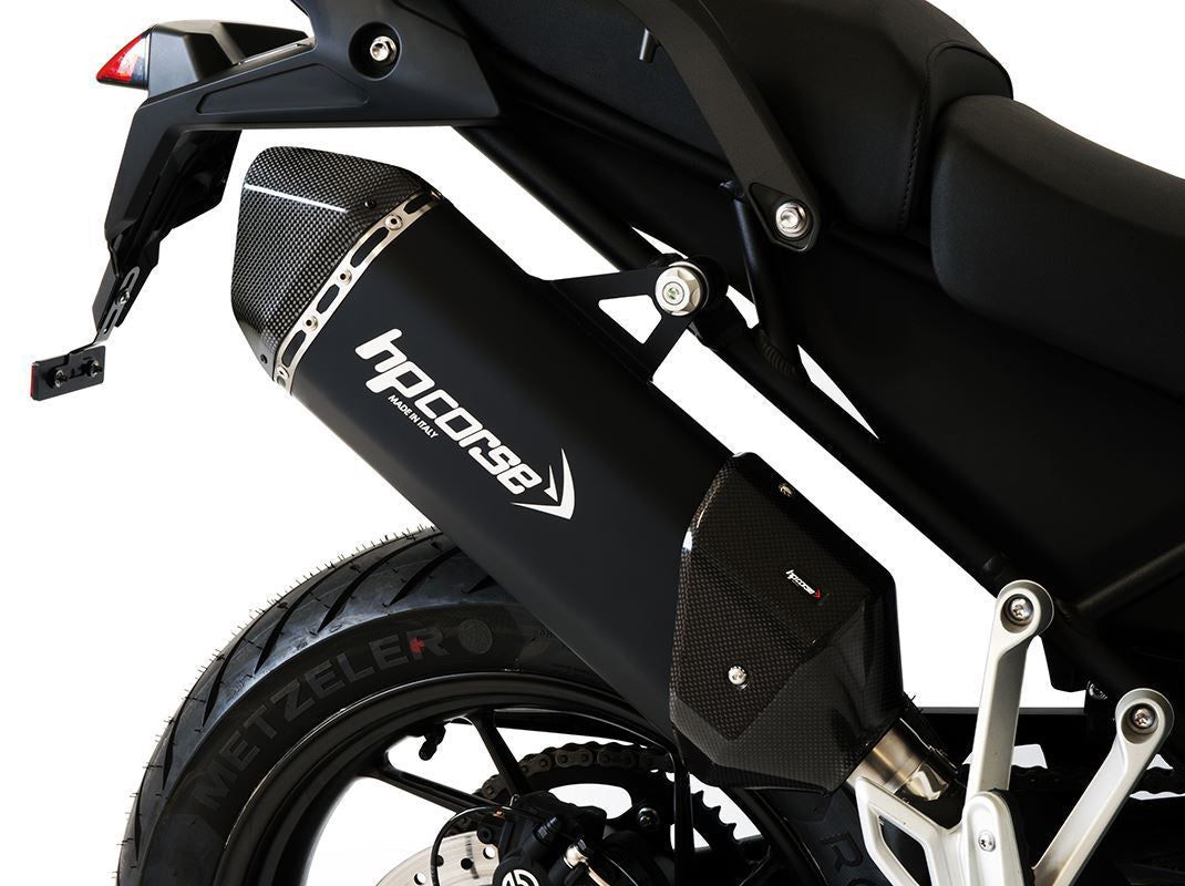 HP CORSE Triumph Tiger 900 / 850 Sport (20/23) Slip-on Exhaust "SPS Carbon 350 Ceramic Black" (Euro 5) – Accessories in the 2WheelsHero Motorcycle Aftermarket Accessories and Parts Online Shop