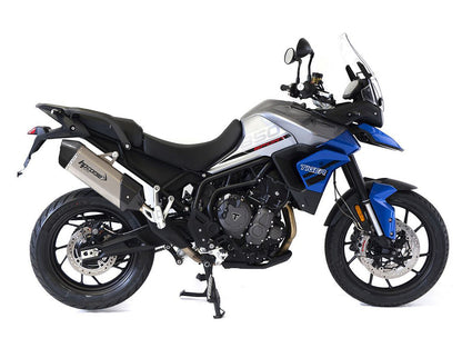 HP CORSE Triumph Tiger 900 / 850 Sport (20/23) Slip-on Exhaust "SPS Carbon 350 Inox Satin" (Euro 5) – Accessories in the 2WheelsHero Motorcycle Aftermarket Accessories and Parts Online Shop