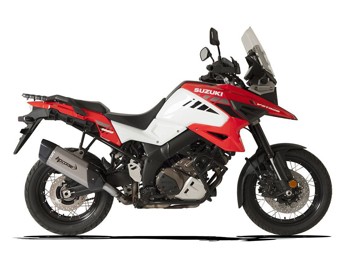 HP CORSE Suzuki V-Strom 1050 (2020+) Slip-on Exhaust "SP-3 Carbon 350 Inox Satin" (Euro 5) – Accessories in the 2WheelsHero Motorcycle Aftermarket Accessories and Parts Online Shop
