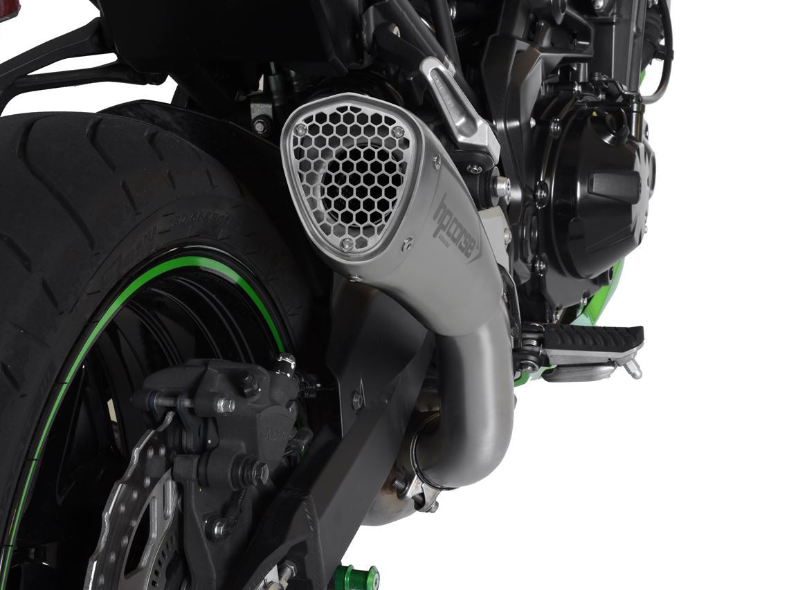 HP CORSE Kawasaki Z900 (20/24) Slip-on Exhaust "Hydroform Short R Inox Satin" (Euro 4/5) – Accessories in the 2WheelsHero Motorcycle Aftermarket Accessories and Parts Online Shop