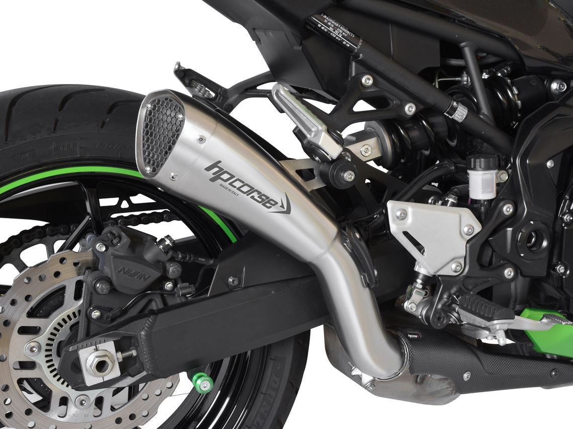 HP CORSE Kawasaki Z900 (20/24) Slip-on Exhaust "Hydroform Short R Inox Satin" (Euro 4/5) – Accessories in the 2WheelsHero Motorcycle Aftermarket Accessories and Parts Online Shop