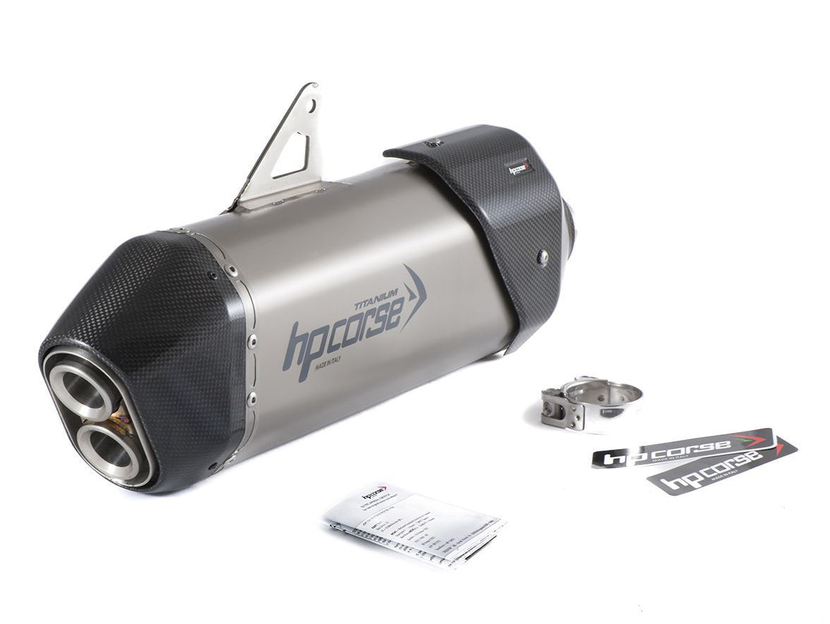 HP CORSE Triumph Tiger 900 / 850 Sport (20/23) Slip-on Exhaust "SPS Carbon 350 Titanium" (Euro 5) – Accessories in the 2WheelsHero Motorcycle Aftermarket Accessories and Parts Online Shop