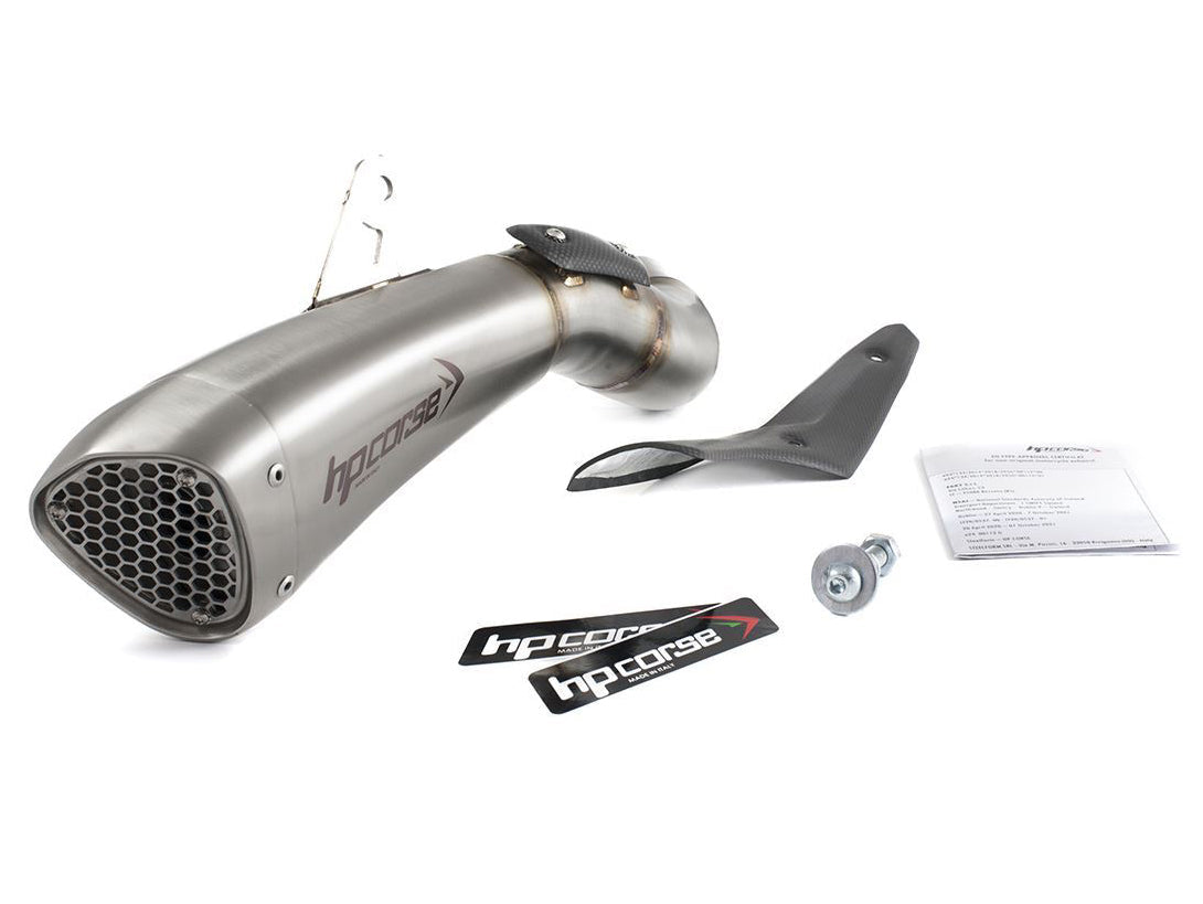 HP CORSE Kawasaki Z900 (20/24) Slip-on Exhaust "Hydroform Short R Inox Satin" (Euro 4/5) – Accessories in the 2WheelsHero Motorcycle Aftermarket Accessories and Parts Online Shop