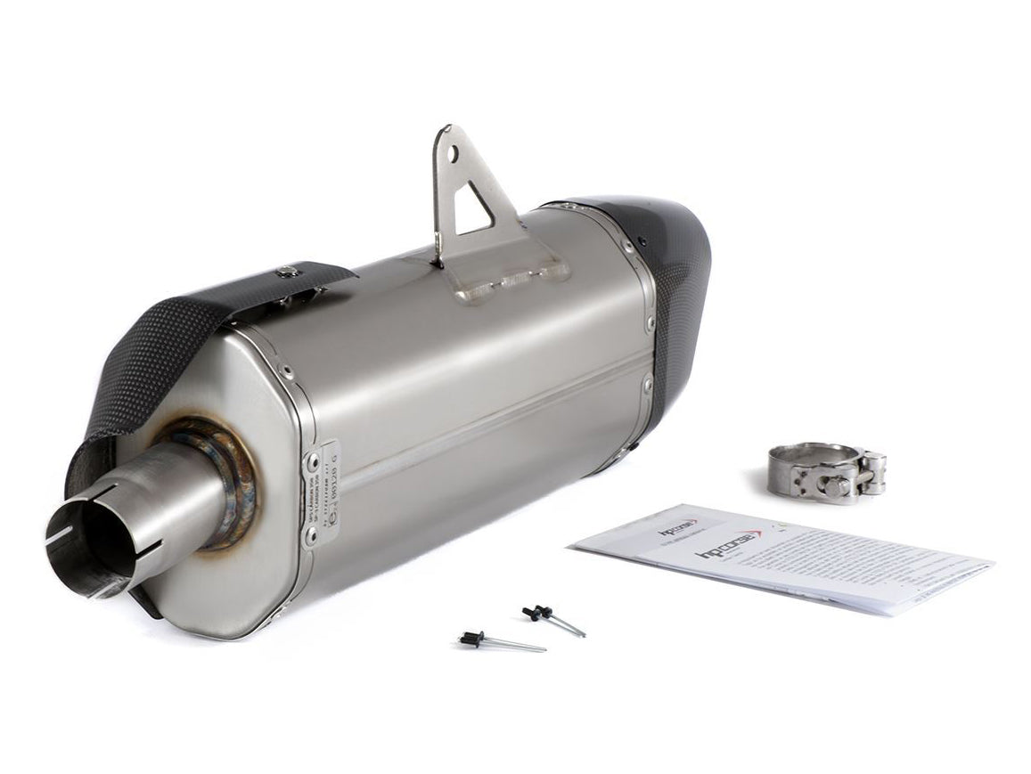 HP CORSE Triumph Tiger 900 / 850 Sport (20/23) Slip-on Exhaust "SP-3 Carbon 350 Inox Satin" (Euro 5) – Accessories in the 2WheelsHero Motorcycle Aftermarket Accessories and Parts Online Shop