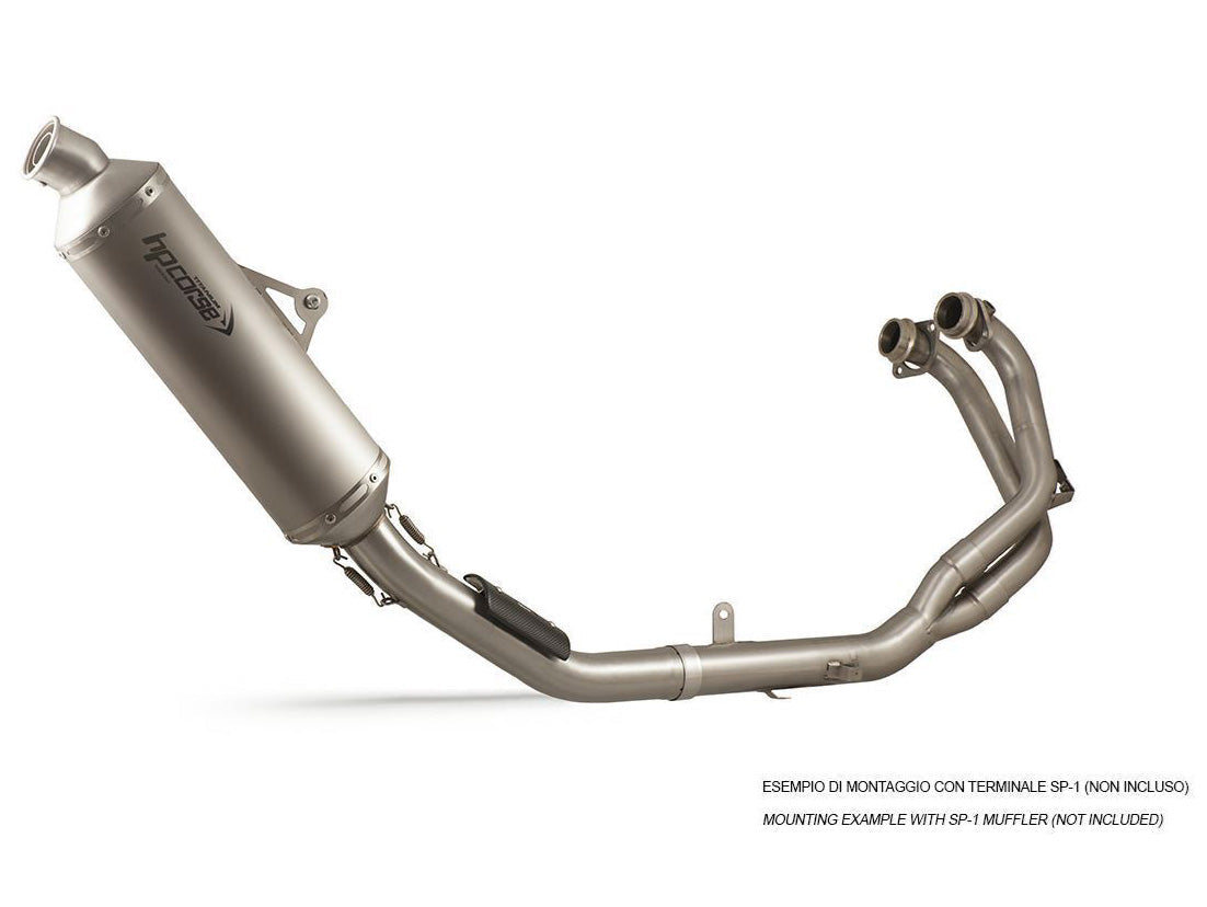 HP CORSE Aprilia Tuareg 660 (2022+) 2-in-1 Evoluzione Exhaust Collector Header Pipe (rally) – Accessories in the 2WheelsHero Motorcycle Aftermarket Accessories and Parts Online Shop