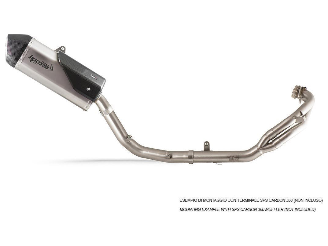 HP CORSE Aprilia Tuareg 660 (2022+) 2-in-1 Evoluzione Exhaust Collector Header Pipe – Accessories in the 2WheelsHero Motorcycle Aftermarket Accessories and Parts Online Shop