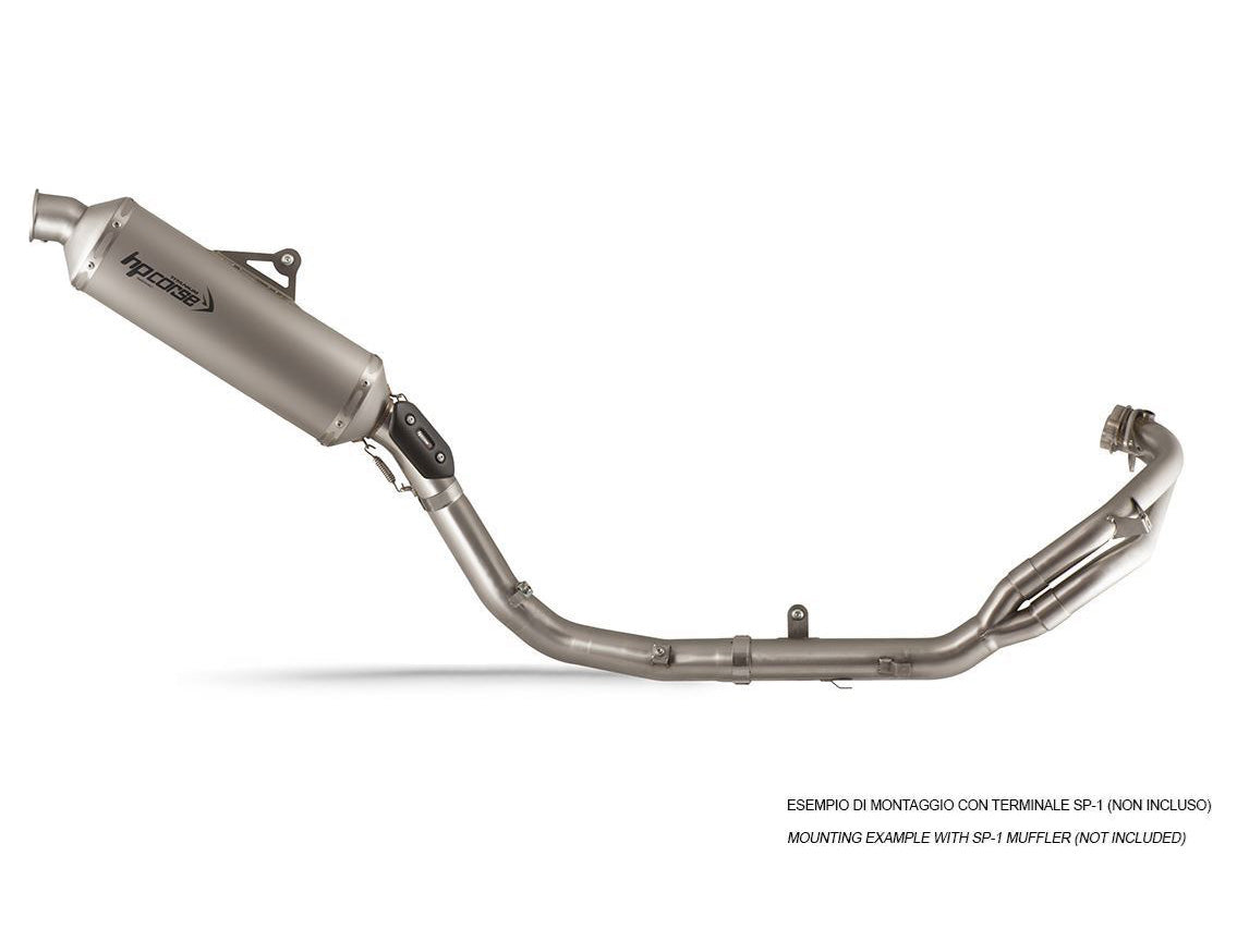 HP CORSE Aprilia Tuareg 660 (2022+) 2-in-1 Evoluzione Exhaust Collector Header Pipe – Accessories in the 2WheelsHero Motorcycle Aftermarket Accessories and Parts Online Shop