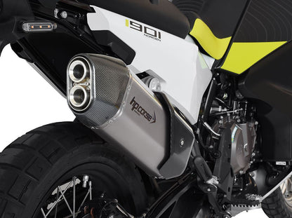 HP CORSE Husqvarna Norden 901 (2022+) Slip-on Exhaust "SPS Carbon Short Inox Satin" (Euro 5) – Accessories in the 2WheelsHero Motorcycle Aftermarket Accessories and Parts Online Shop