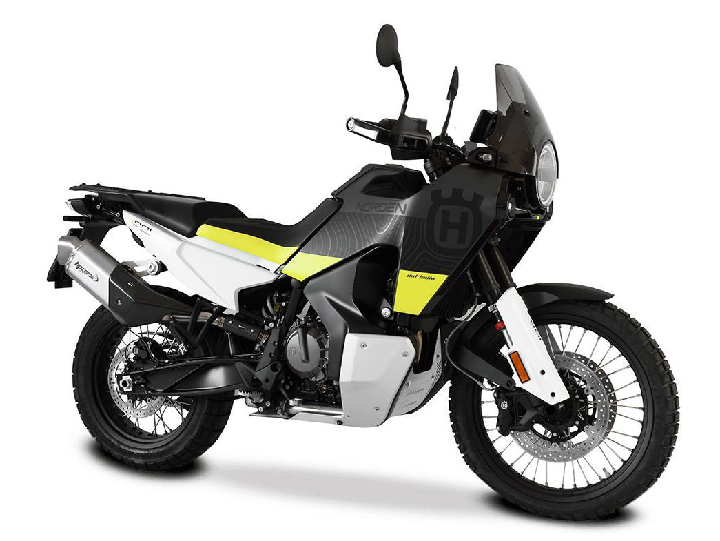 HP CORSE Husqvarna Norden 901 (2022+) Slip-on Exhaust "4-Track R Short Inox Satin" (Euro 5) – Accessories in the 2WheelsHero Motorcycle Aftermarket Accessories and Parts Online Shop