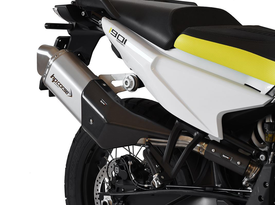 HP CORSE Husqvarna Norden 901 (2022+) Slip-on Exhaust "4-Track R Short Inox Satin" (Euro 5) – Accessories in the 2WheelsHero Motorcycle Aftermarket Accessories and Parts Online Shop