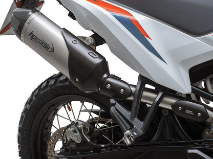 HP CORSE KTM 890 Adventure (2021+) Slip-on Exhaust "SP-1 Carbon Short Titanium" (Euro 5) – Accessories in the 2WheelsHero Motorcycle Aftermarket Accessories and Parts Online Shop