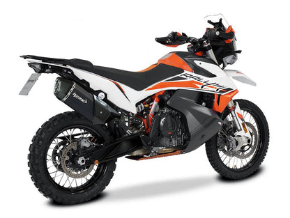 HP CORSE KTM 890 Adventure (2021+) Slip-on Exhaust "SPS Carbon Short Inox Black" (Euro 5) – Accessories in the 2WheelsHero Motorcycle Aftermarket Accessories and Parts Online Shop