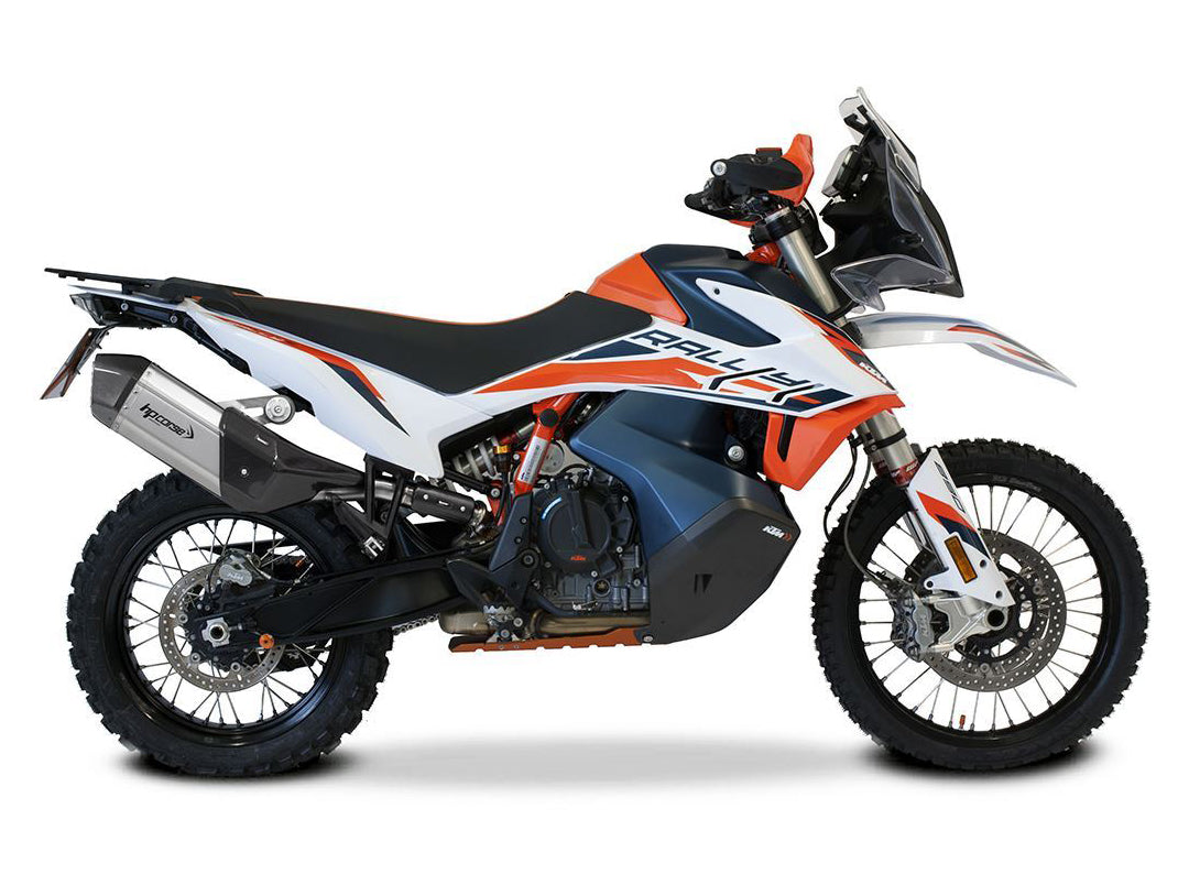 HP CORSE KTM 890 Adventure (2021+) Slip-on Exhaust "SPS Carbon Short Inox Satin" (Euro 5) – Accessories in the 2WheelsHero Motorcycle Aftermarket Accessories and Parts Online Shop