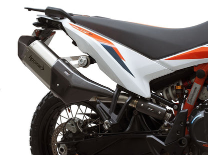 HP CORSE KTM 890 Adventure (2021+) Slip-on Exhaust "SPS Carbon Short Inox Satin" (Euro 5) – Accessories in the 2WheelsHero Motorcycle Aftermarket Accessories and Parts Online Shop