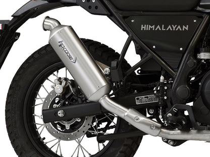 HP CORSE Royal Enfield Himalayan (2016+) Slip-on Exhaust "SP-1 Short Rally Inox Satin" (Racing) – Accessories in the 2WheelsHero Motorcycle Aftermarket Accessories and Parts Online Shop