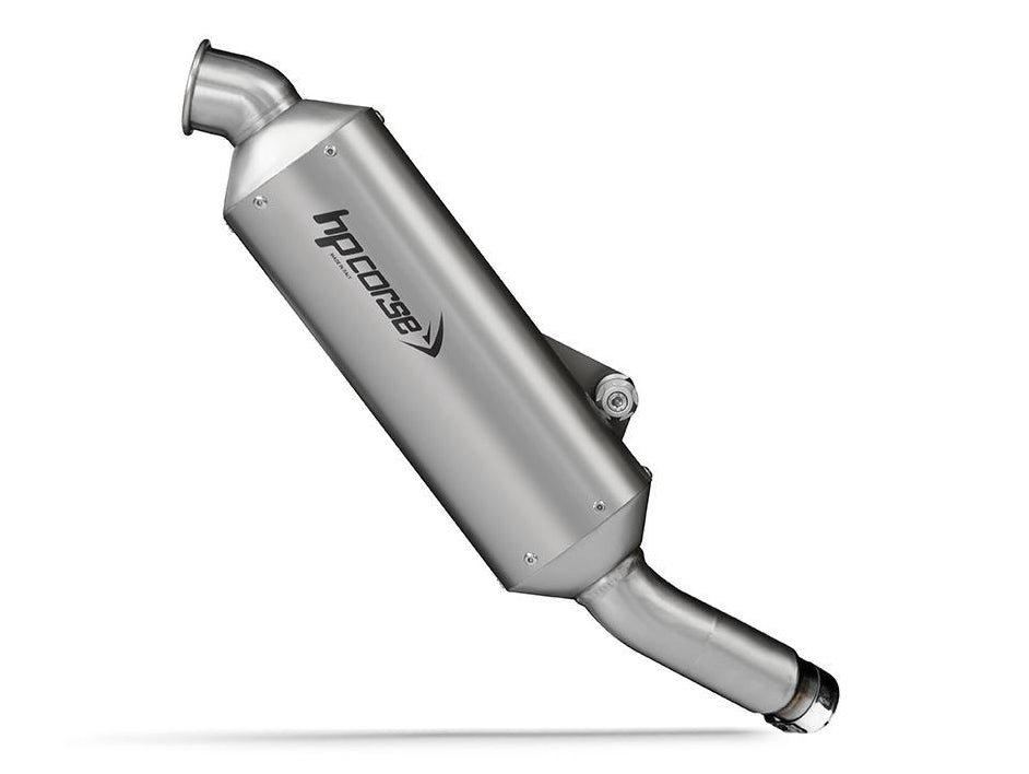 HP CORSE Royal Enfield Himalayan (2016+) Slip-on Exhaust "SP-1 Short Rally Inox Satin" (Racing) – Accessories in the 2WheelsHero Motorcycle Aftermarket Accessories and Parts Online Shop