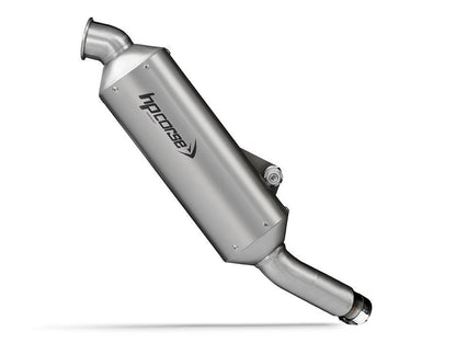 HP CORSE Royal Enfield Himalayan (2016+) Slip-on Exhaust "SP-1 Short Rally Inox Satin" (Racing) – Accessories in the 2WheelsHero Motorcycle Aftermarket Accessories and Parts Online Shop