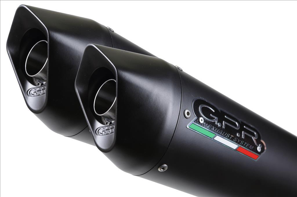 GPR Ducati SuperSport 900 Dual Slip-on Exhaust "Furore Nero" (EU homologated) – Accessories in the 2WheelsHero Motorcycle Aftermarket Accessories and Parts Online Shop