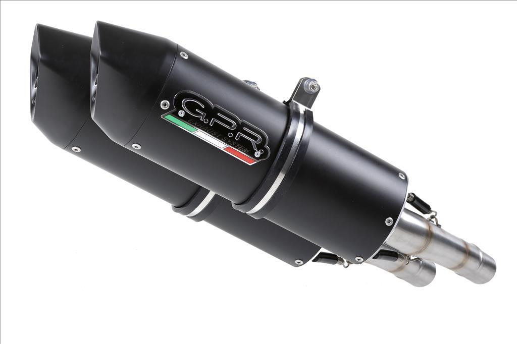 GPR Ducati SuperSport 800 Dual Slip-on Exhaust "Furore Nero" (EU homologated) – Accessories in the 2WheelsHero Motorcycle Aftermarket Accessories and Parts Online Shop