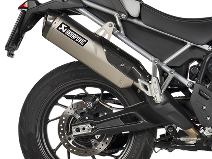 AKRAPOVIC S-T9SO3-HRT Triumph Tiger 850 / 900 (2023+) Slip-On Exhaust (titanium) – Accessories in the 2WheelsHero Motorcycle Aftermarket Accessories and Parts Online Shop