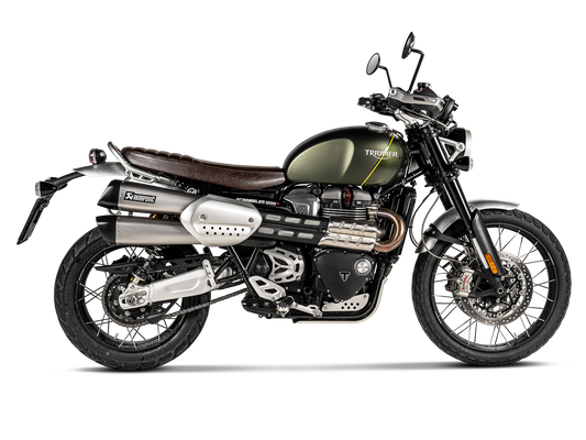 AKRAPOVIC S-T12SO3-HCQT Triumph Scrambler 1200 (2020+) Slip-On Exhaust (titanium) – Accessories in the 2WheelsHero Motorcycle Aftermarket Accessories and Parts Online Shop