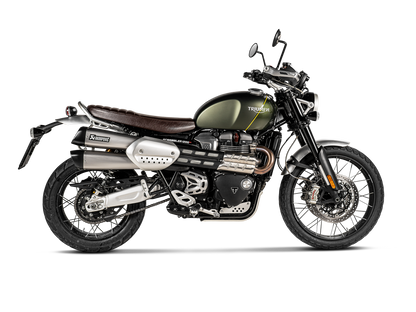 AKRAPOVIC S-T12SO3-HCQT Triumph Scrambler 1200 (2020+) Slip-On Exhaust (titanium) – Accessories in the 2WheelsHero Motorcycle Aftermarket Accessories and Parts Online Shop