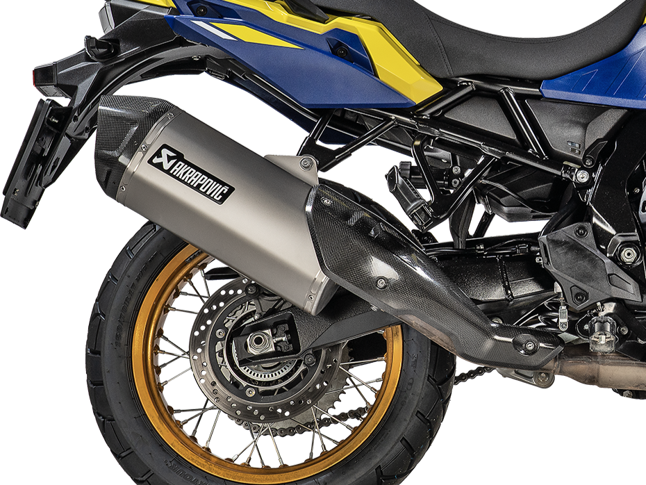 AKRAPOVIC S-S8SO1-HAFT Suzuki V-Strom 800DE (2025+) Slip-on Exhaust (titanium) – Accessories in the 2WheelsHero Motorcycle Aftermarket Accessories and Parts Online Shop