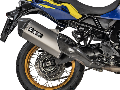 AKRAPOVIC S-S8SO1-HAFT Suzuki V-Strom 800DE (2025+) Slip-on Exhaust (titanium) – Accessories in the 2WheelsHero Motorcycle Aftermarket Accessories and Parts Online Shop