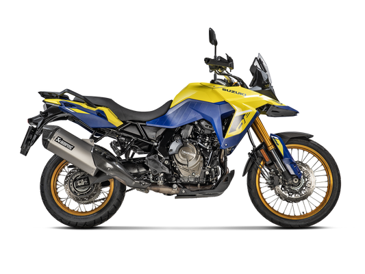 AKRAPOVIC S-S8SO1-HAFT Suzuki V-STROM 800DE (2025+) Slip-On Exhaust (titanium) – Accessories in the 2WheelsHero Motorcycle Aftermarket Accessories and Parts Online Shop