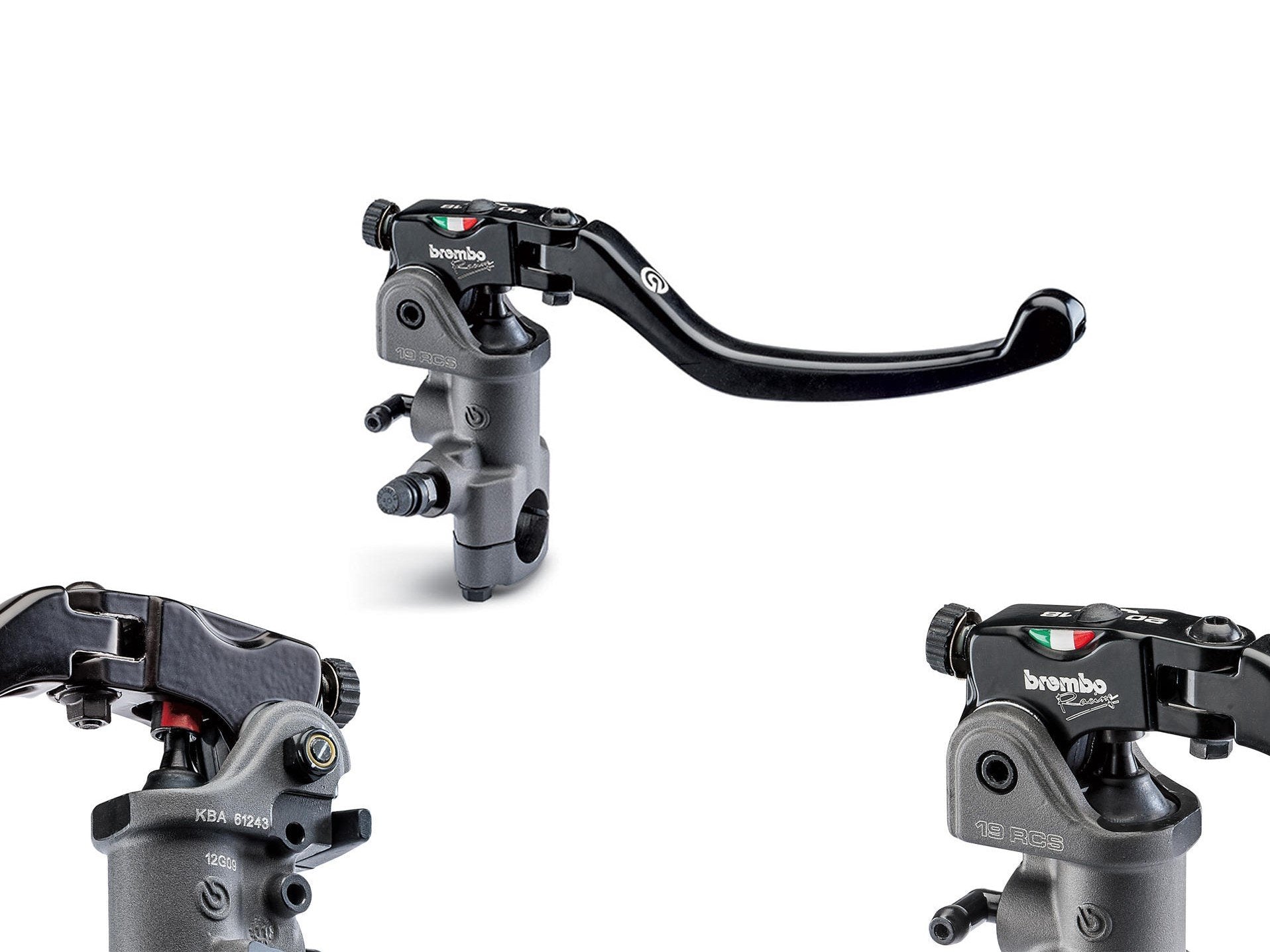 BREMBO Radial Brake Master Cylinder 19RCS "Fold-up" (18-20 mm ratio) – Accessories in the Motoraider Motorcycle Aftermarket Accessories and Parts Online Shop