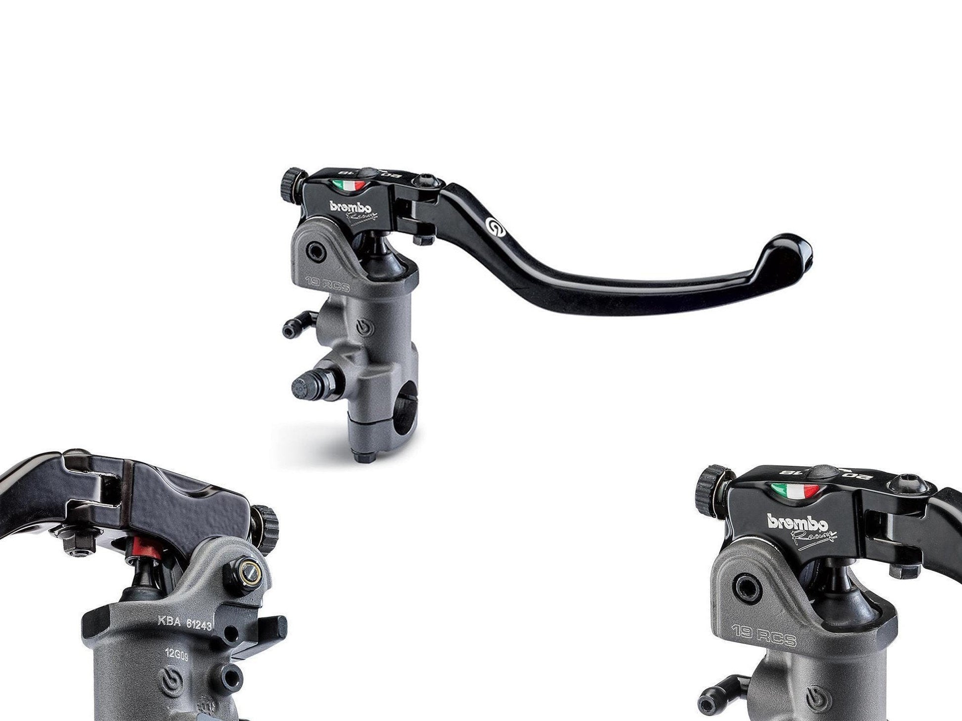BREMBO Radial Brake Master Cylinder 17RCS "Fold-Up" (18-20 mm ratio) – Accessories in the Motoraider Motorcycle Aftermarket Accessories and Parts Online Shop