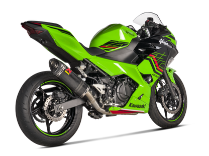 AKRAPOVIC S-K4SO6-APC Kawasaki Ninja 400 / 500 / Z500 (2024+) Slip-on Exhaust (carbon) – Accessories in the 2WheelsHero Motorcycle Aftermarket Accessories and Parts Online Shop