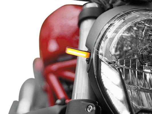 NEW RAGE CYCLES Ducati Monster 1200 Front LED Turn Signals – Accessories in the 2WheelsHero Motorcycle Aftermarket Accessories and Parts Online Shop