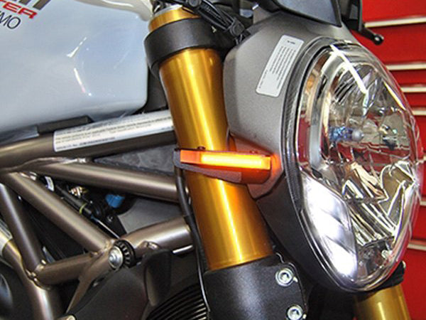 NEW RAGE CYCLES Ducati Monster 1200R Front LED Turn Signals – Accessories in the 2WheelsHero Motorcycle Aftermarket Accessories and Parts Online Shop