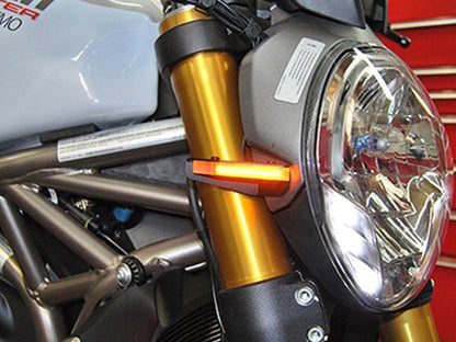 NEW RAGE CYCLES Ducati Monster 1200R Front LED Turn Signals – Accessories in the 2WheelsHero Motorcycle Aftermarket Accessories and Parts Online Shop