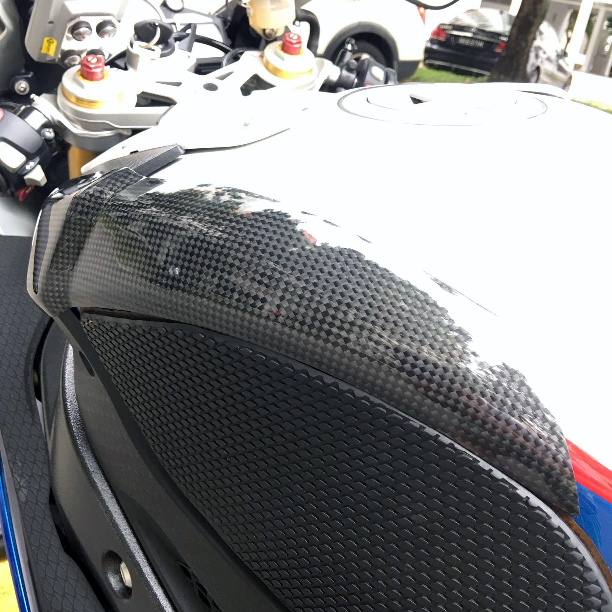 CARBON2RACE BMW S1000RR (09/16) Carbon Fuel Tank Sliders – Accessories in the 2WheelsHero Motorcycle Aftermarket Accessories and Parts Online Shop