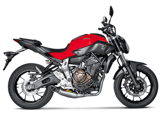 AKRAPOVIC S-Y7R1-HAFT Yamaha MT-07 / FZ-07 (2016+) Exhaust System "Racing Line" (titanium) – Accessories in the 2WheelsHero Motorcycle Aftermarket Accessories and Parts Online Shop
