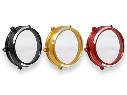 CA210S - CNC RACING Ducati Panigale V4 (2018+) Oil Bath Clear Clutch Cover (bi-color) – Accessories in the Motoraider Motorcycle Aftermarket Accessories and Parts Online Shop
