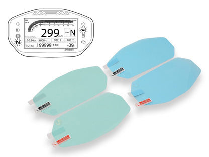 DP004 - CNC RACING Ducati Dashboard Screen Protectors kit – Accessories in the Motoraider Motorcycle Aftermarket Accessories and Parts Online Shop