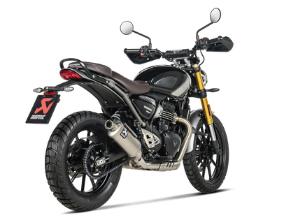 AKRAPOVIC S-T4SO1-HDT Triumph Scrambler 400X (2024+) Slip-On Exhaust (titanium) – Accessories in the 2WheelsHero Motorcycle Aftermarket Accessories and Parts Online Shop