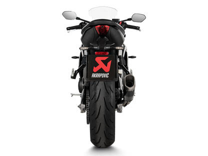 AKRAPOVIC S-T6R2-CQTBL Triumph 660 Daytona / Tiger Sport / Trident Full Exhaust System "Racing Line" (titanium) – Accessories in the 2WheelsHero Motorcycle Aftermarket Accessories and Parts Online Shop