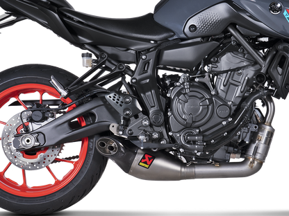 AKRAPOVIC S-Y7R8-HEGEHT/1 Yamaha XSR 700 / XTribute (2024+) Exhaust System "Racing Line" (titanium) – Accessories in the 2WheelsHero Motorcycle Aftermarket Accessories and Parts Online Shop
