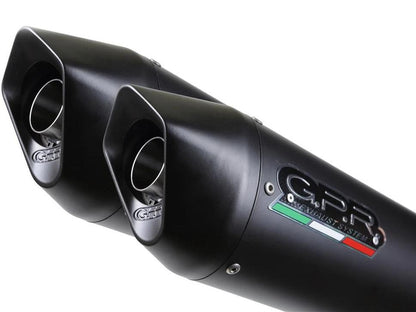 GPR Ducati SuperSport 800 Dual Slip-on Exhaust "Furore Nero" (EU homologated) – Accessories in the 2WheelsHero Motorcycle Aftermarket Accessories and Parts Online Shop