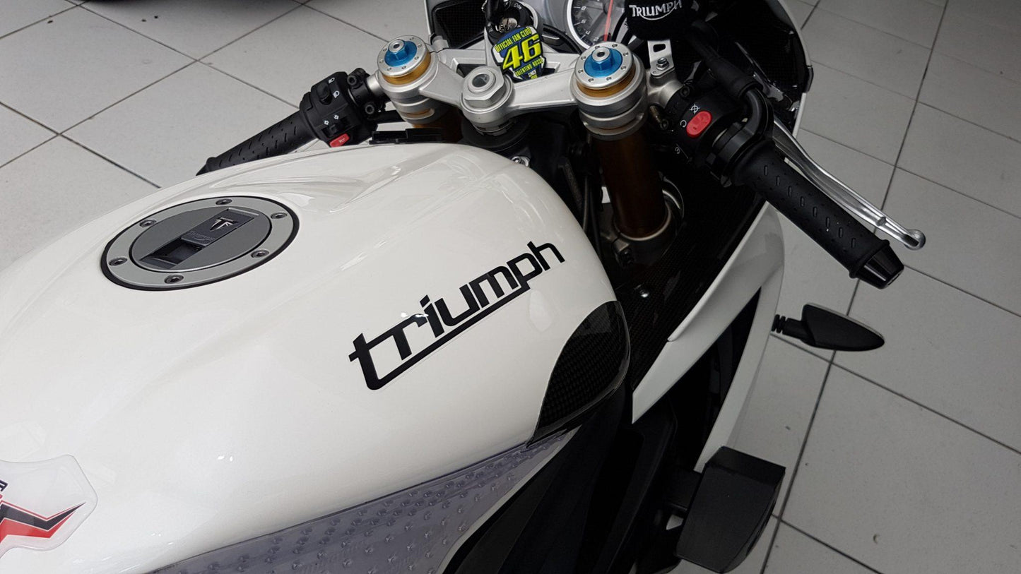 CARBON2RACE Triumph Daytona 675/R (13/17) Carbon Tank Sliders – Accessories in the 2WheelsHero Motorcycle Aftermarket Accessories and Parts Online Shop
