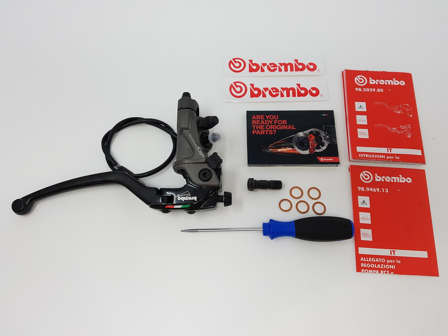 110C74010 - CNC Racing BREMBO Radial Brake Master Cylinder 19RCS "Corsa Corta" (18-20 mm ratio) – Accessories in the Motoraider Motorcycle Aftermarket Accessories and Parts Online Shop