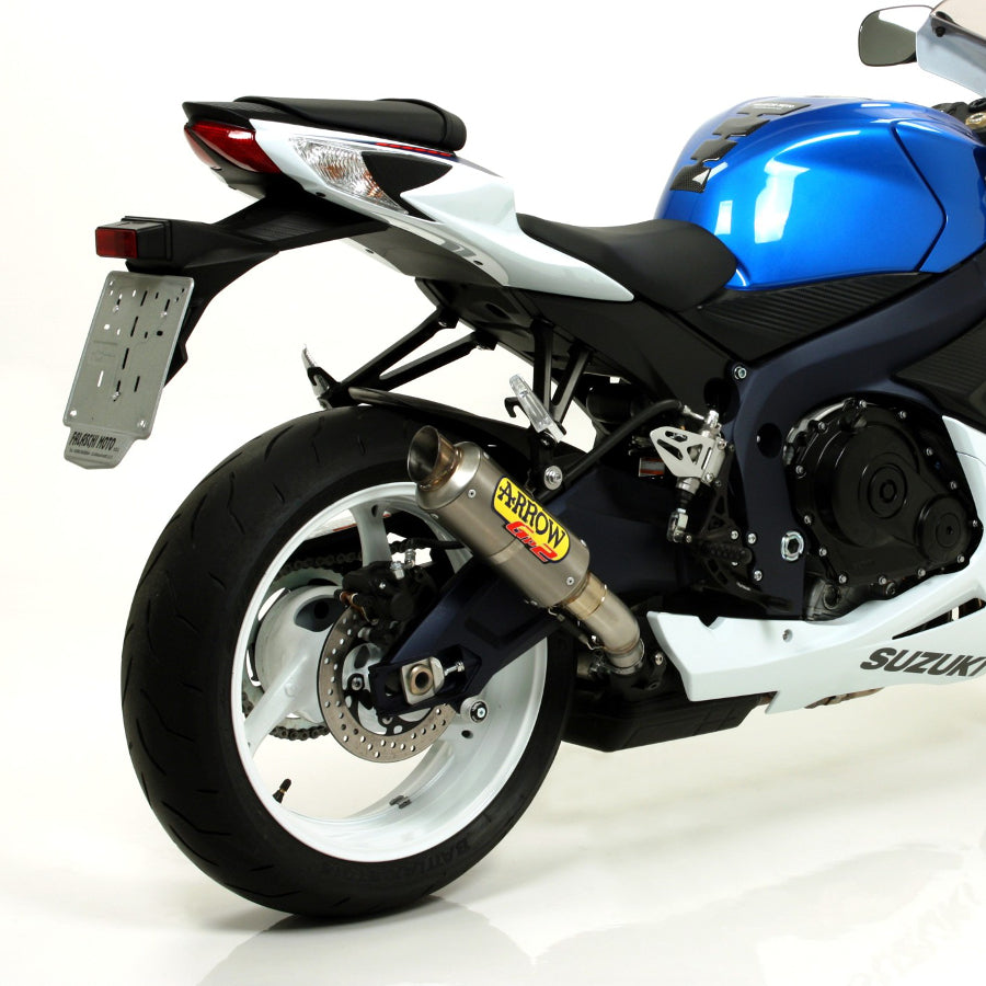 ARROW 71006GP Suzuki GSX-R600 (2011+) Titanium Slip-on Exhaust "GP2" (racing) – Accessories in the 2WheelsHero Motorcycle Aftermarket Accessories and Parts Online Shop